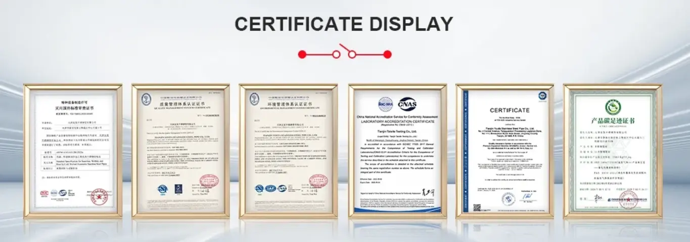 Certifications
