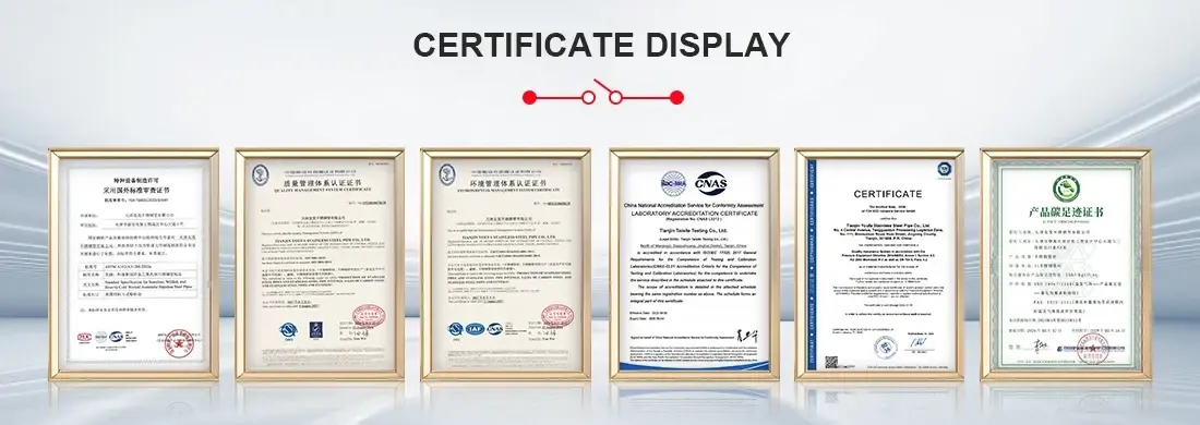 Certifications
